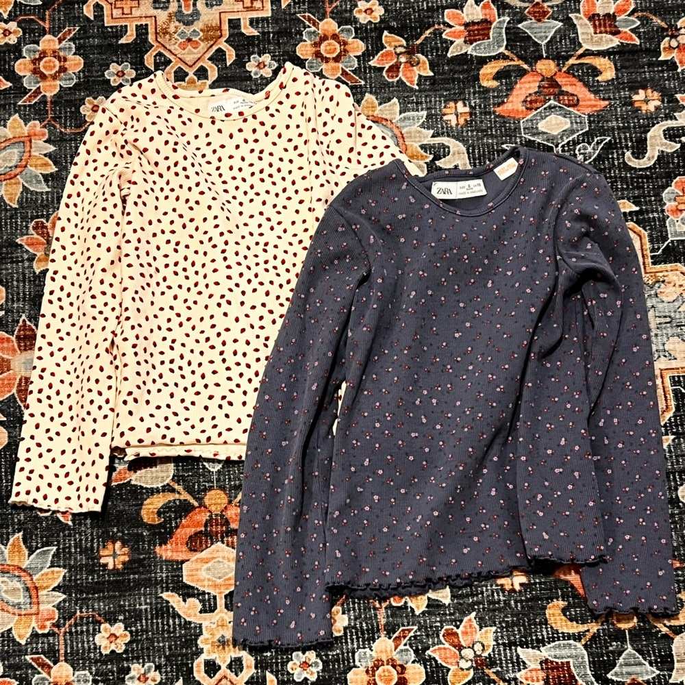 Zara Long Sleeve Girls Top size 6